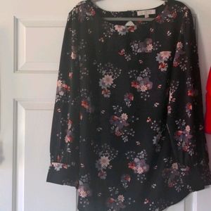 Loft Plus long sleeve blouse.